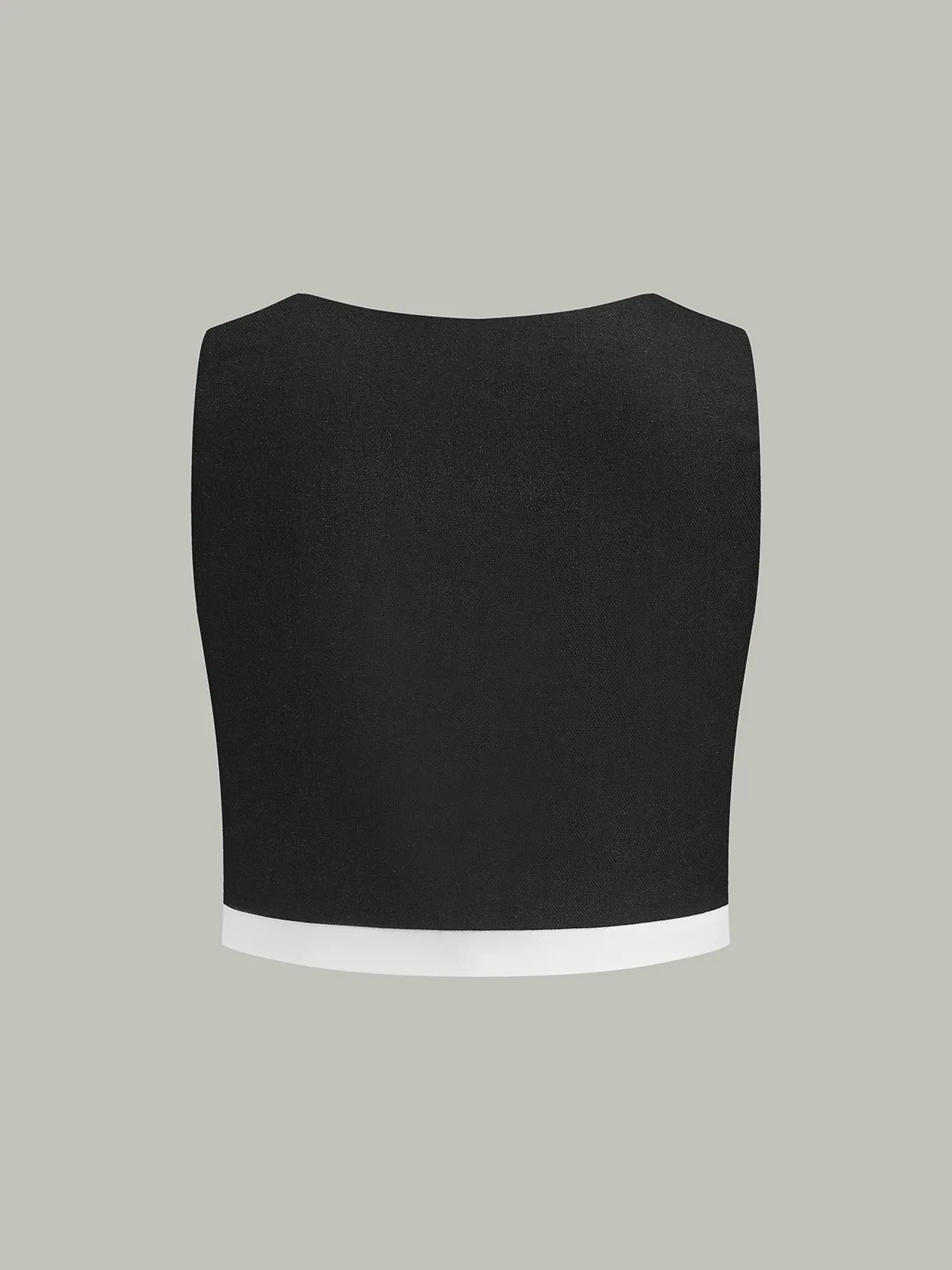 Contrast Trim Skirt Set sold by COMMENSE product image thumbnail 4