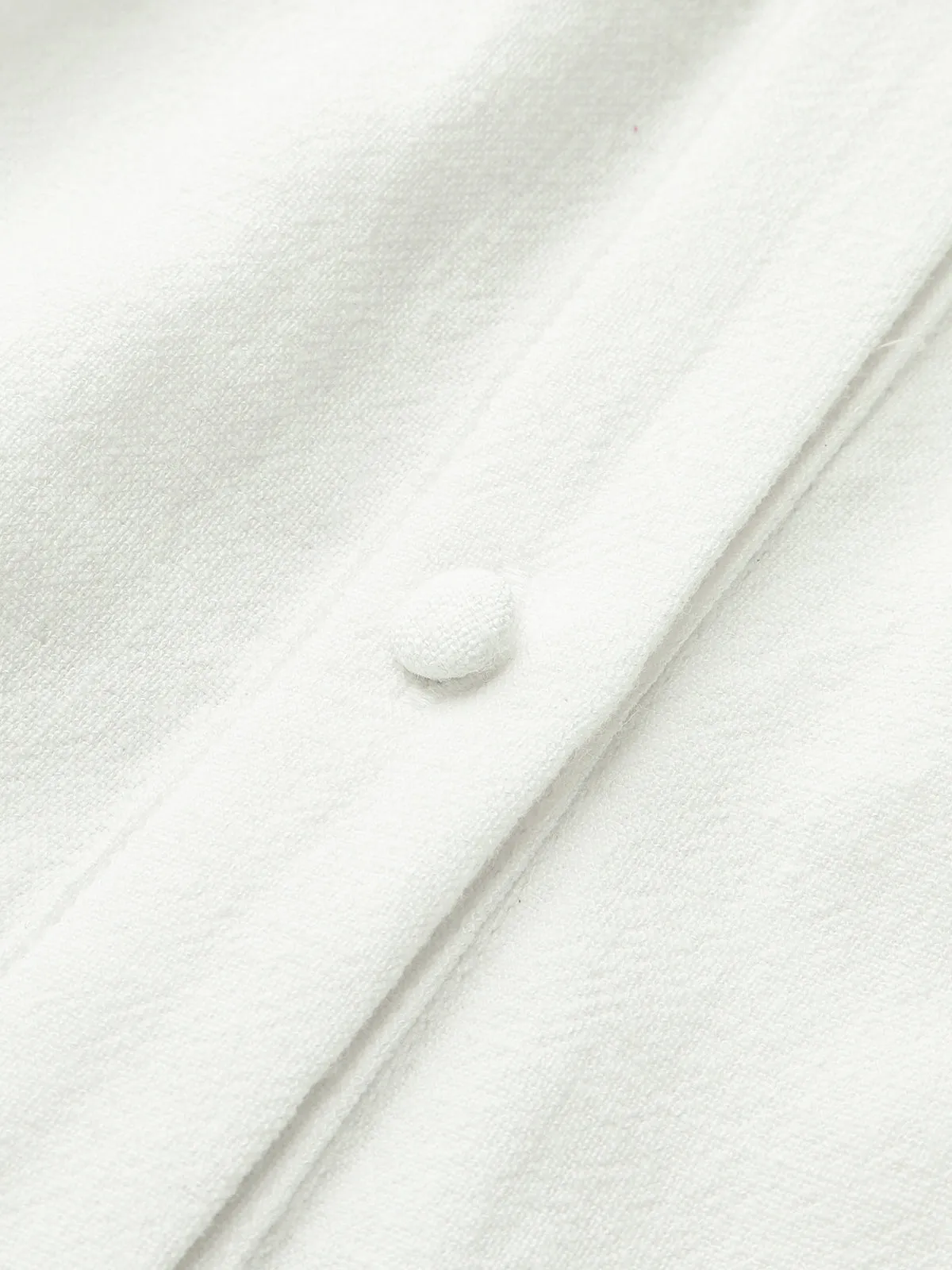 Linen & Cotton Embroidered Belted Mini Dress sold by COMMENSE product image thumbnail 5