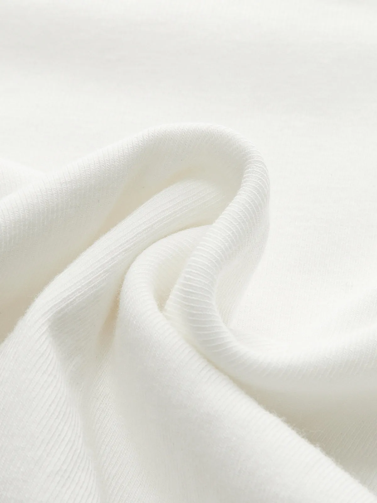 Cropped Knot-Front T-Shirt sold by COMMENSE product image thumbnail 4