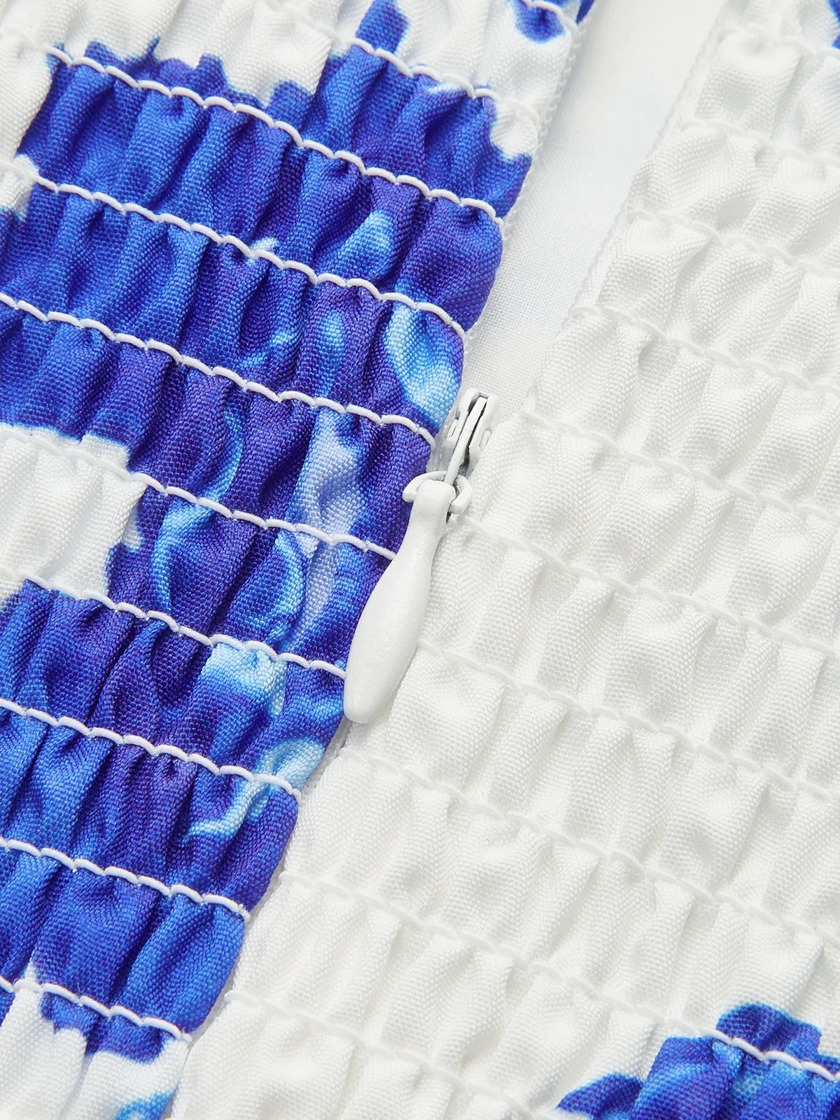 Strapless Floral Print Maxi Dress sold by COMMENSE product image thumbnail 3