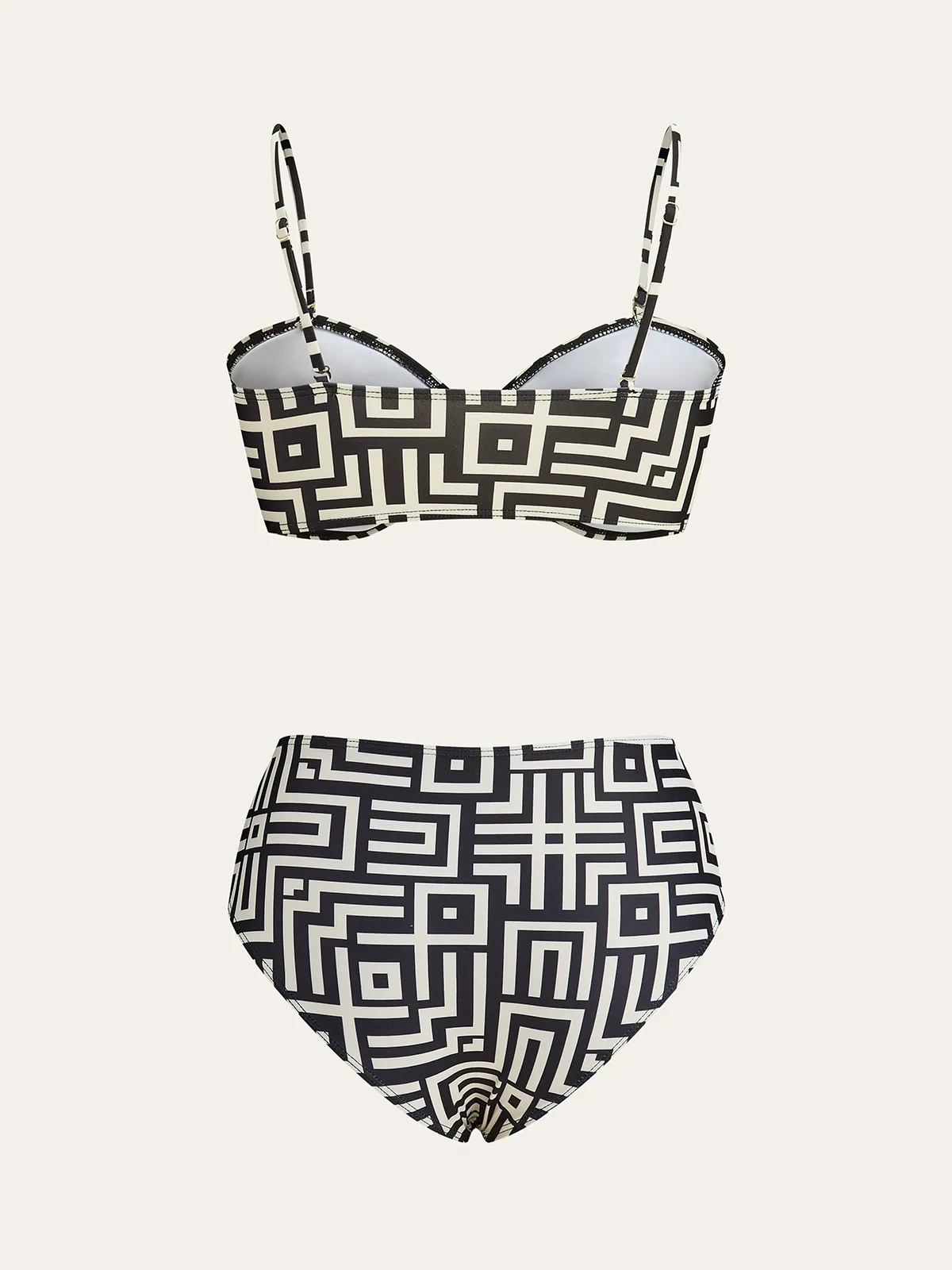 Geometric Print Bikini Set sold by COMMENSE product image thumbnail 2