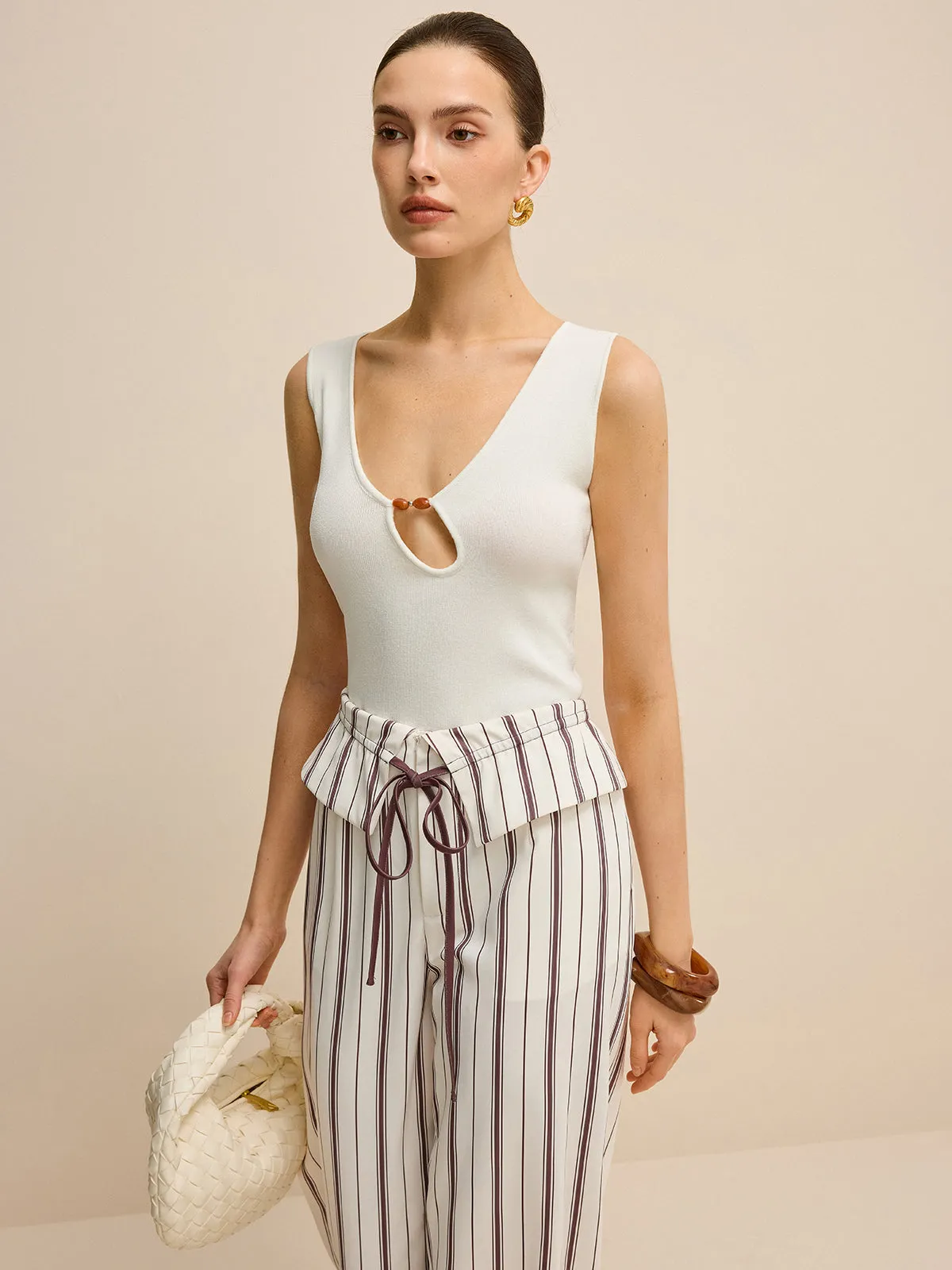 Cut-Out Tank Top sold by COMMENSE product image thumbnail 5