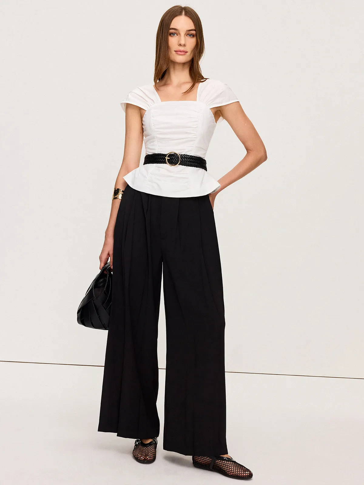 Belted Ruched Top sold by COMMENSE product image thumbnail 2