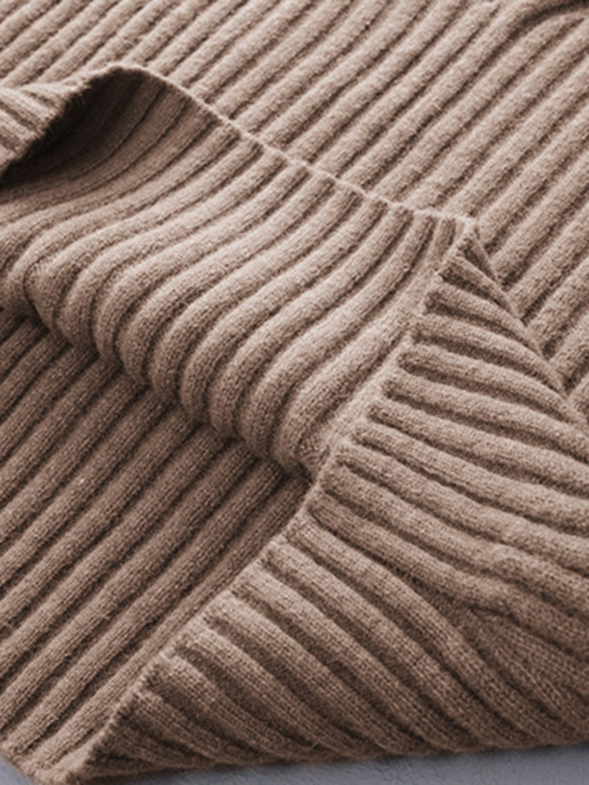 Basic V-Neck Ribbed Sweater sold by COMMENSE product image thumbnail 5