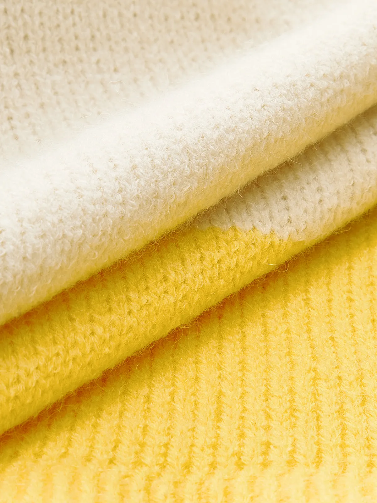 Knitted Colorblock Sweater Vest sold by COMMENSE product image thumbnail 5