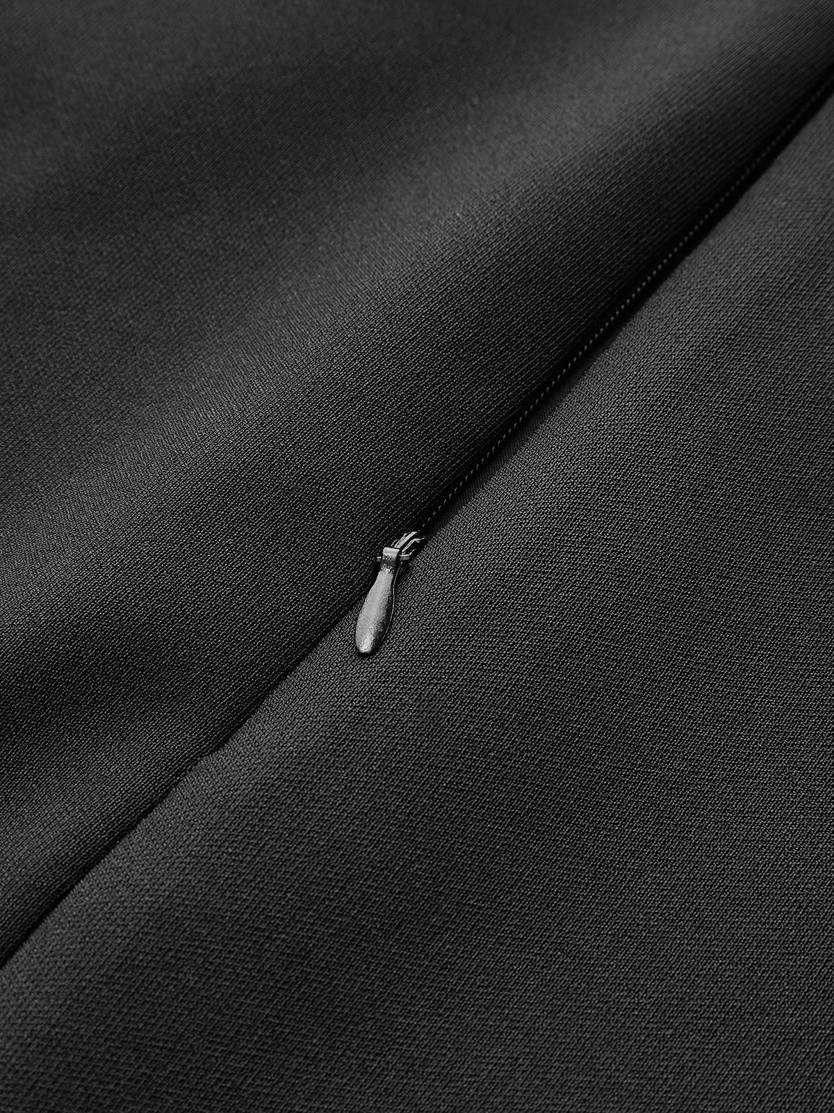 Pleated Mesh Hem Midi Skirt sold by COMMENSE product image thumbnail 4