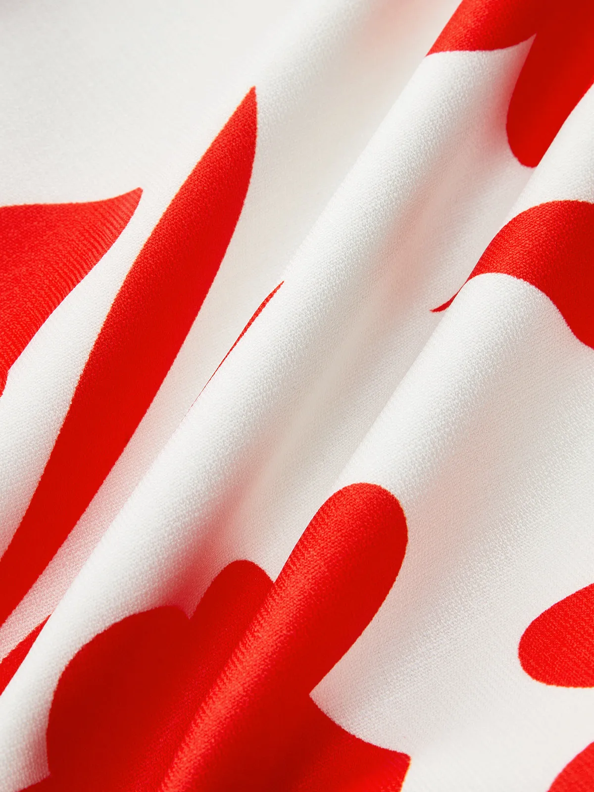 Asymmetrical Floral Print One-Shoulder Dress sold by COMMENSE product image thumbnail 4