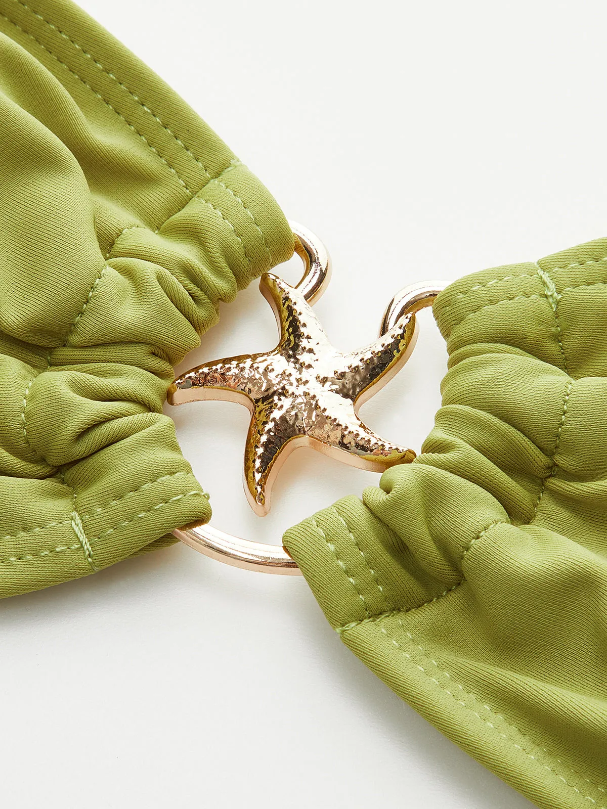 Tie-Back Metal Decor Bikini Set sold by COMMENSE product image thumbnail 3