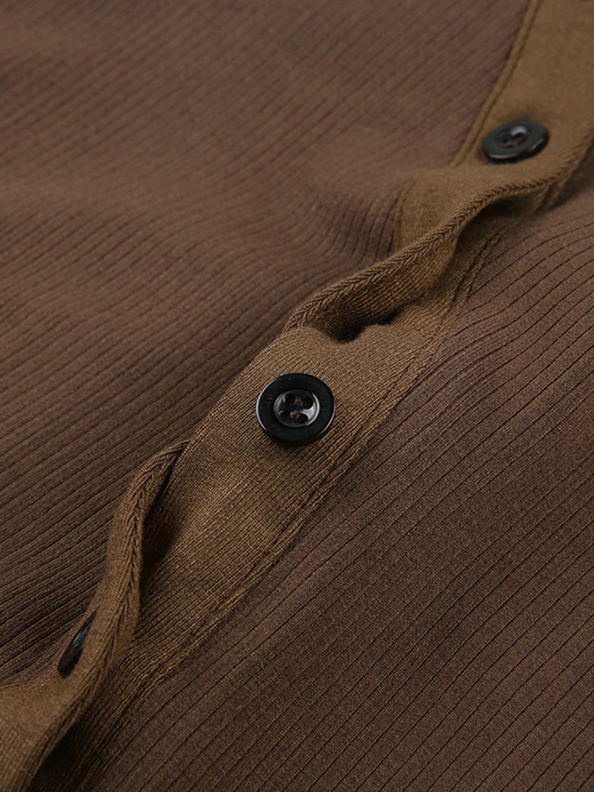 Side Button Rib Flowy Midi Dress sold by COMMENSE product image thumbnail 4