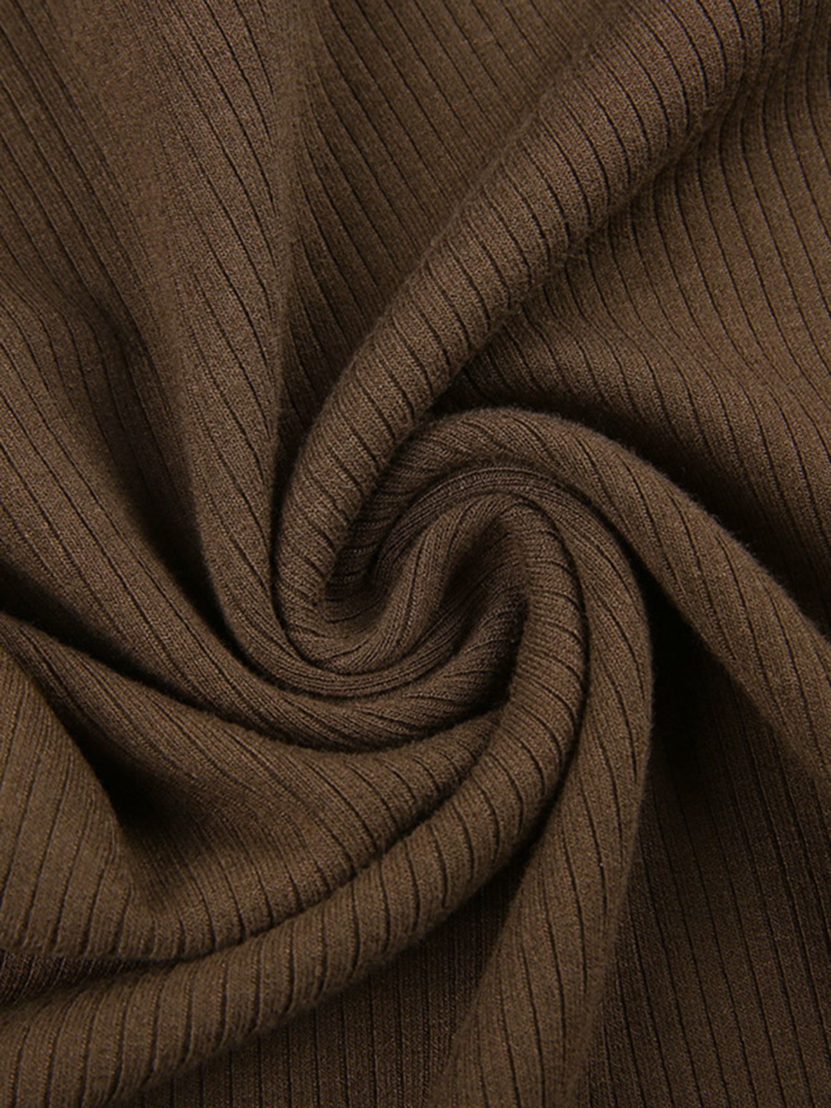 Side Button Rib Flowy Midi Dress sold by COMMENSE product image thumbnail 3