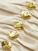 Metal Decor Ruched Midi Dress sold by COMMENSE