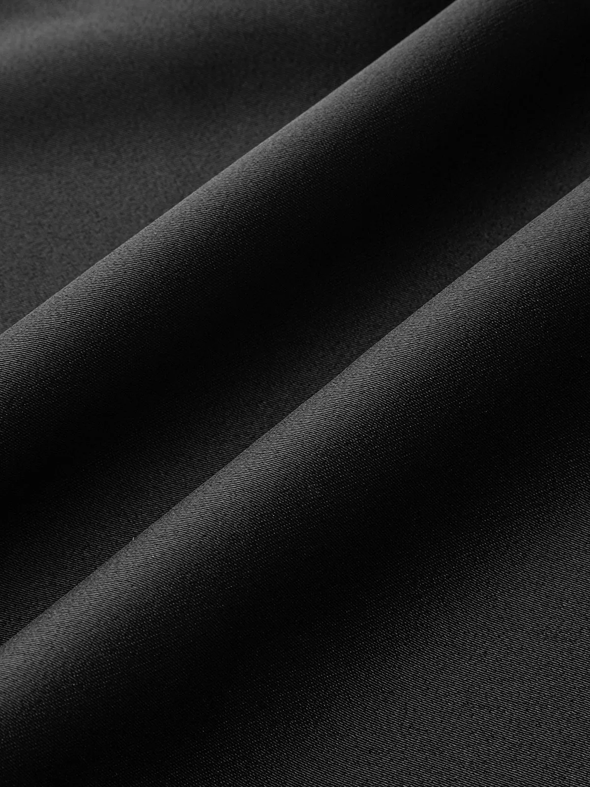 Satin Shirt Dress with Faux Leather Overlay sold by COMMENSE product image thumbnail 3