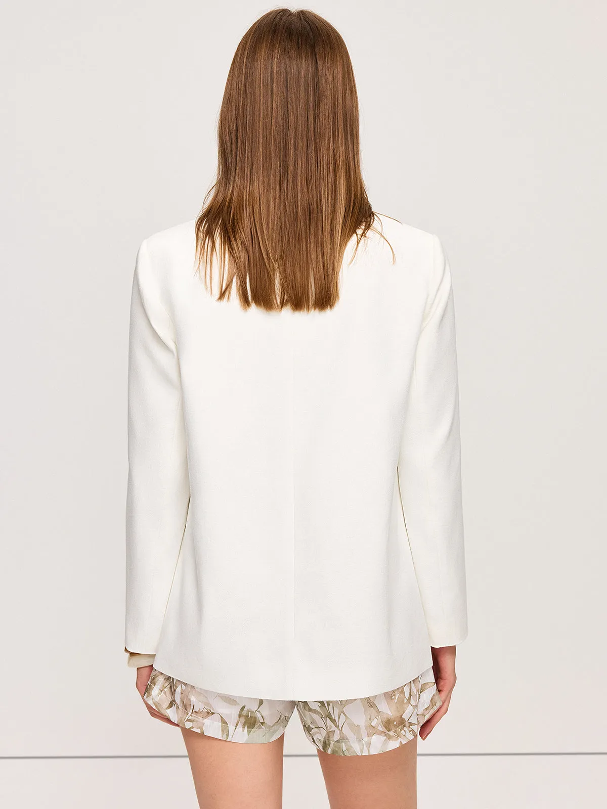 Linen & Cotton Pocketed Blazer sold by COMMENSE product image thumbnail 4