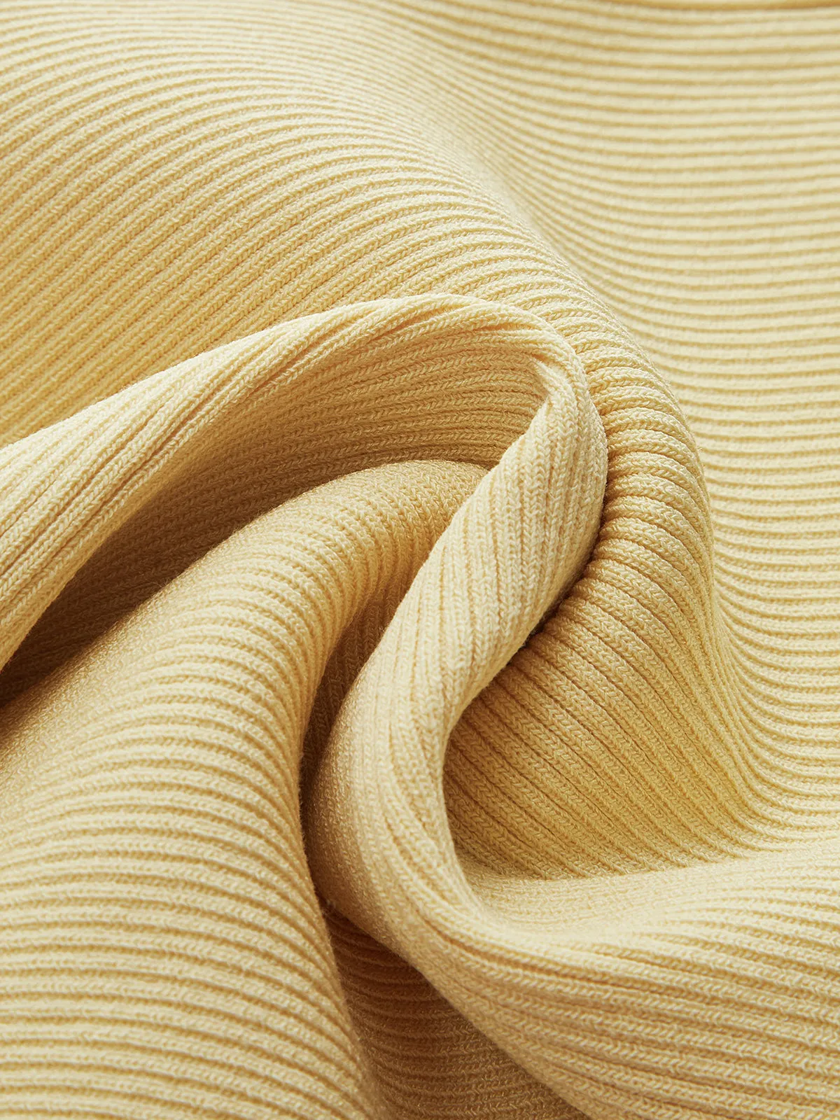 Ribbed Knit Square Neck Crop Top sold by COMMENSE product image thumbnail 4