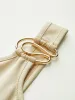 One-Shoulder Ring-Detail Tank Top sold by COMMENSE