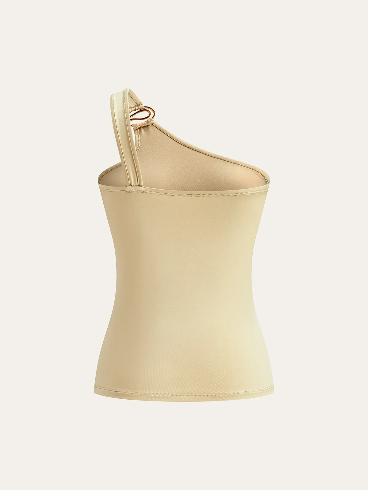 One-Shoulder Ring-Detail Tank Top sold by COMMENSE product image thumbnail 2