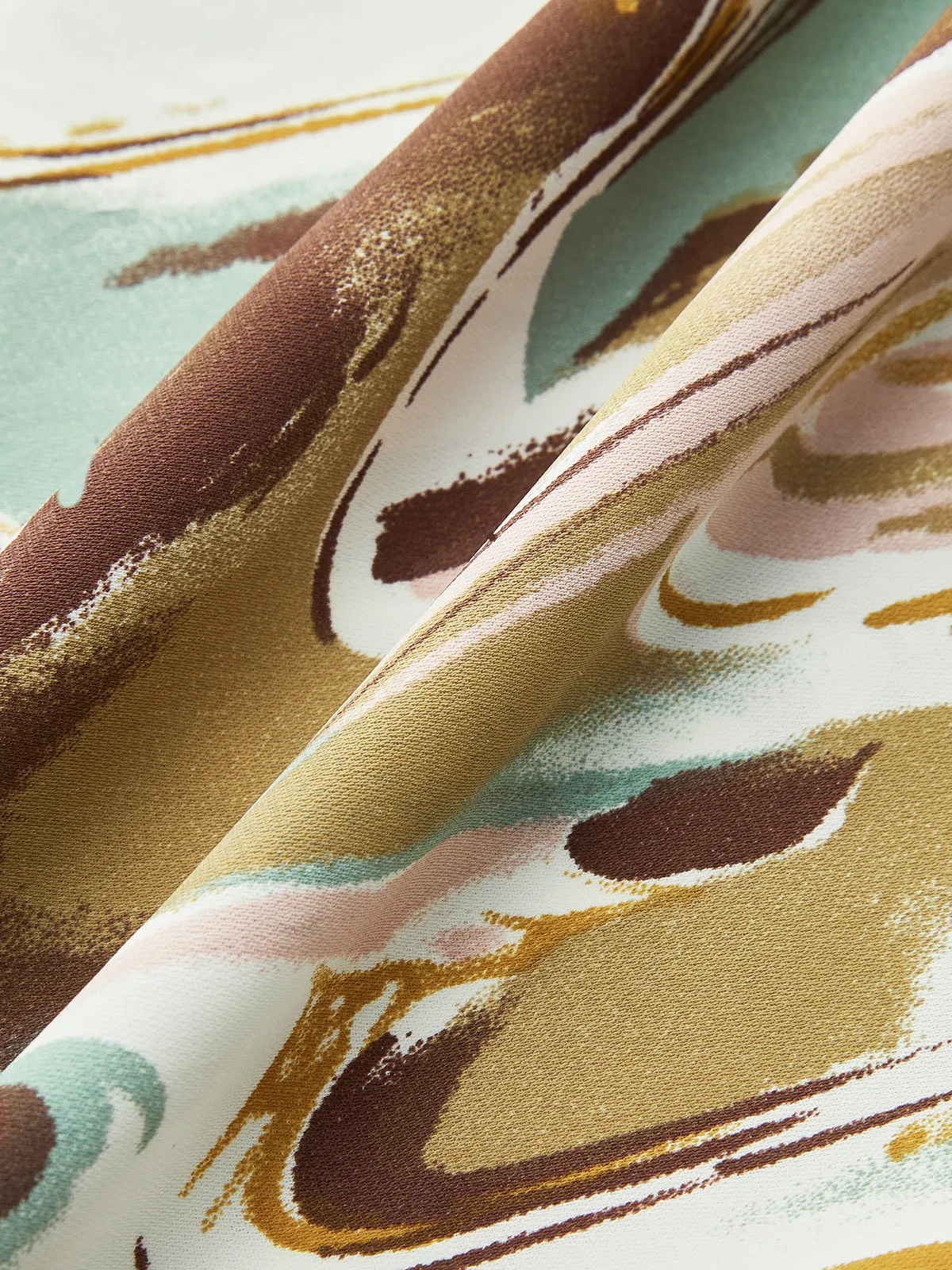 Abstract Print Wide-Leg Pants sold by COMMENSE product image thumbnail 3