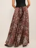 Boho Pleated Maxi Skir sold by COMMENSE
