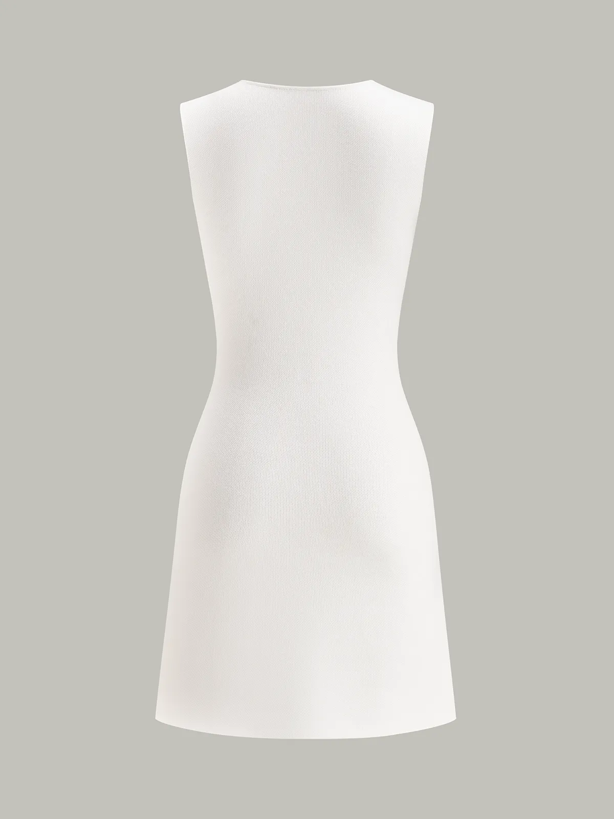 Sleeveless Slit Mini Dress with Metal Decor sold by COMMENSE product image thumbnail 4