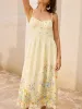 Floral Embroidered Midi Dress sold by COMMENSE
