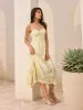 Floral Embroidered Midi Dress sold by COMMENSE