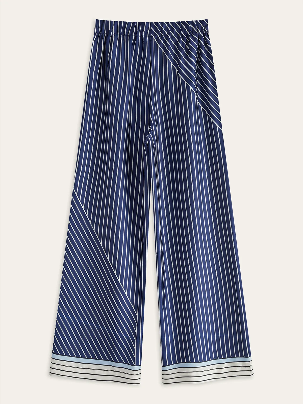 Asymmetrical Stripe Pants sold by COMMENSE product image thumbnail 2