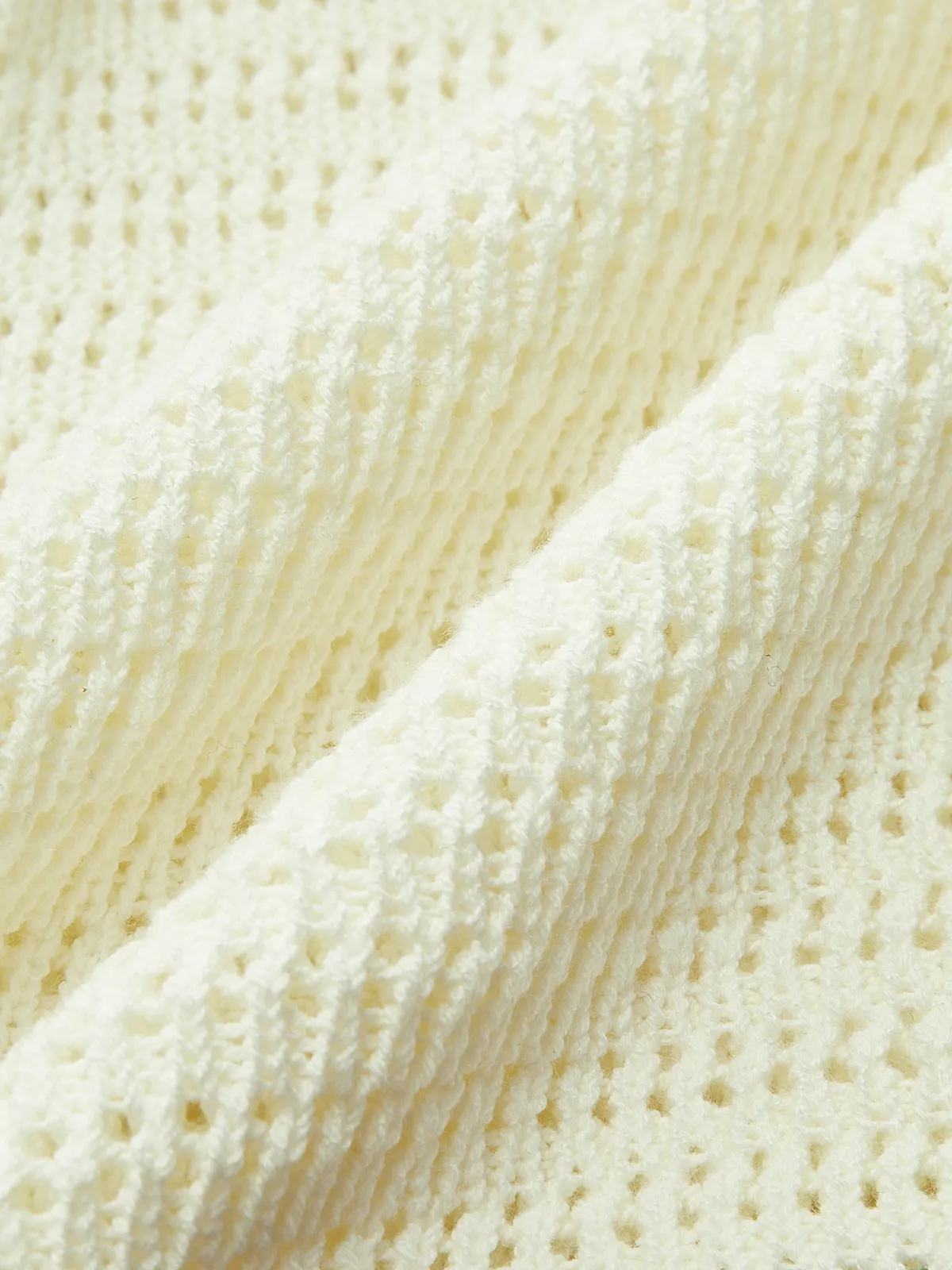 Contrast Trim Starfish Button Knitted Top sold by COMMENSE product image thumbnail 4