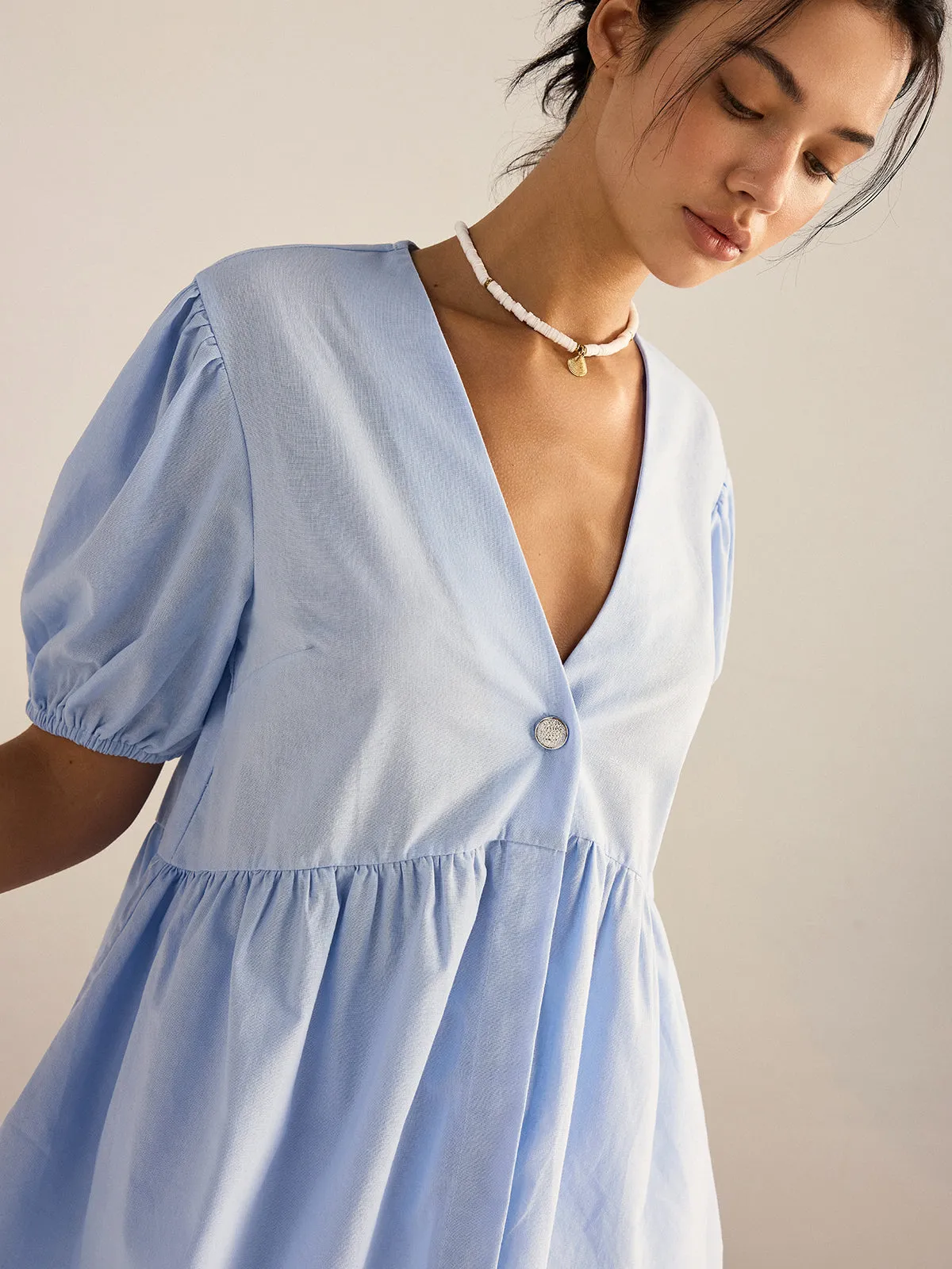 Cotton Peplum Top and Pants Set sold by COMMENSE product image thumbnail 4