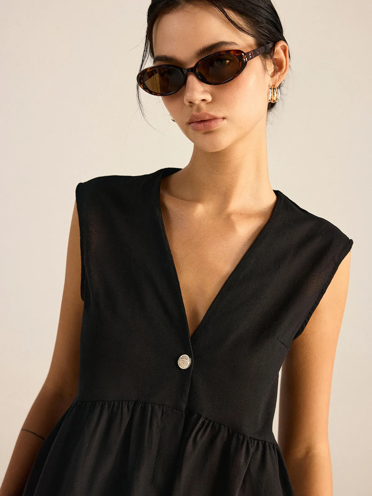 Ruffled Vest Pants Set sold by COMMENSE product image thumbnail 4