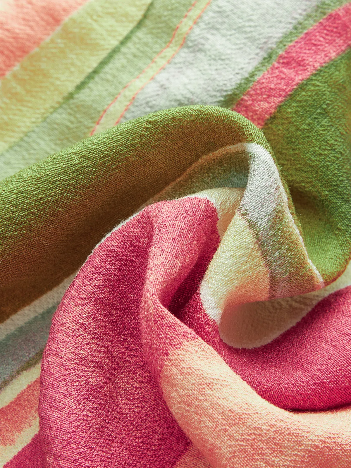 Colorful Striped Strapless Cotton Maxi Dress sold by COMMENSE product image thumbnail 3