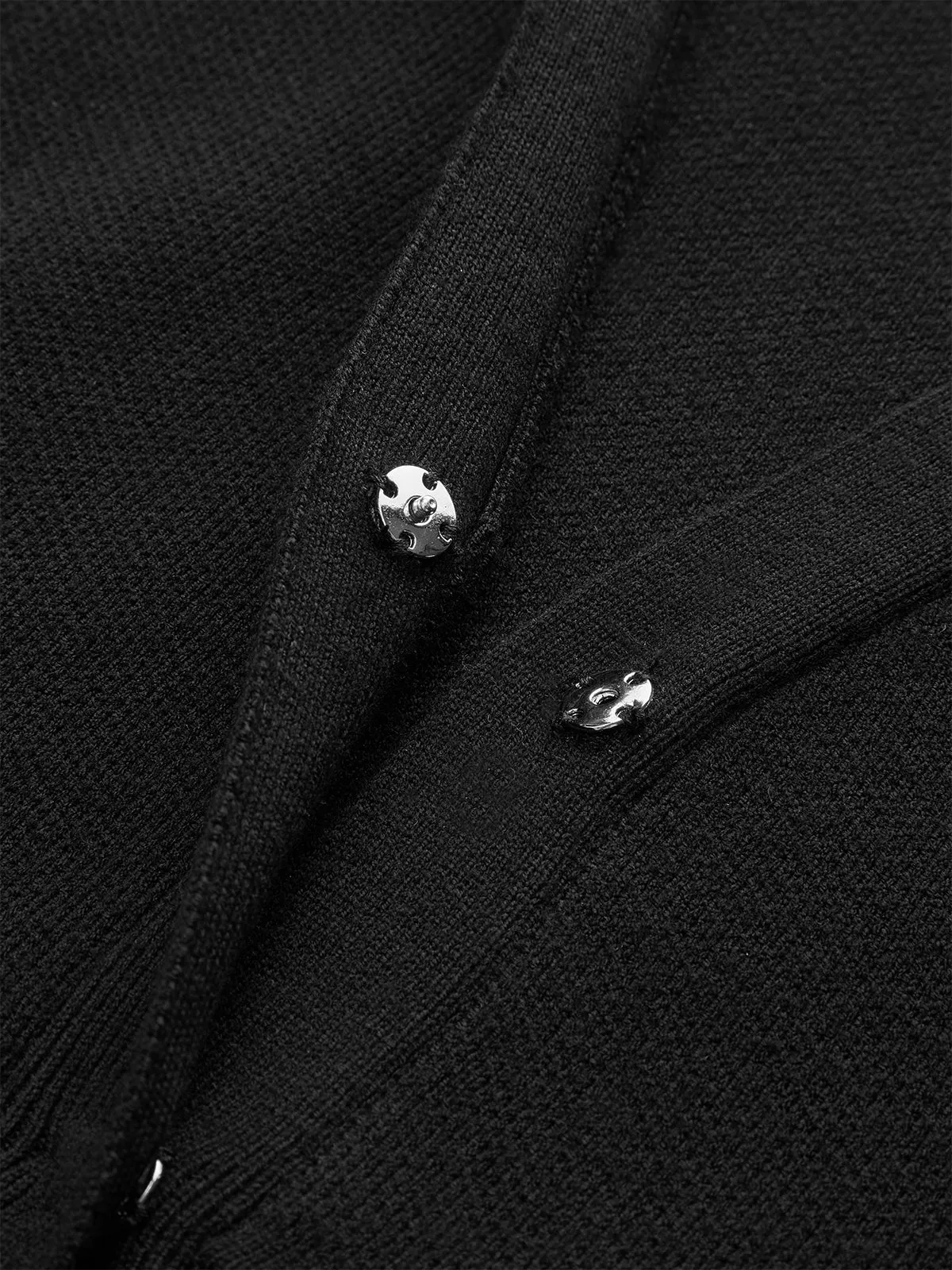 Knitted Peplum Vest Cardigan sold by COMMENSE product image thumbnail 2