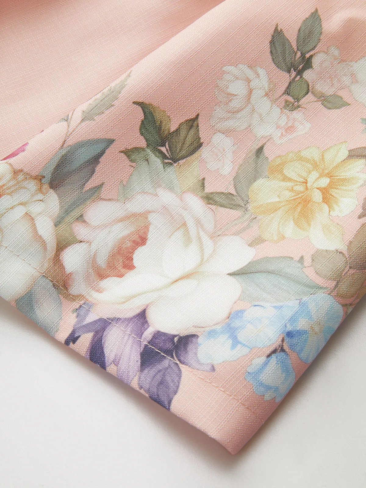 Floral Printed Belted Mid-Waist Shorts sold by COMMENSE product image thumbnail 2