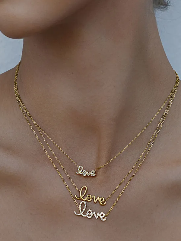 Crystal-Embellished Pendant Necklace made by COMMENSE