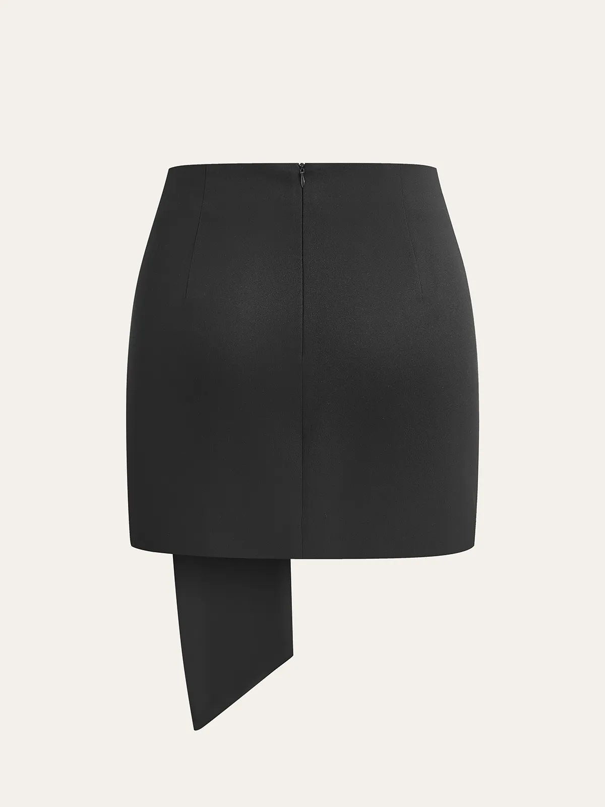 Asymmetrical Metal Decor Skirt sold by COMMENSE product image thumbnail 2