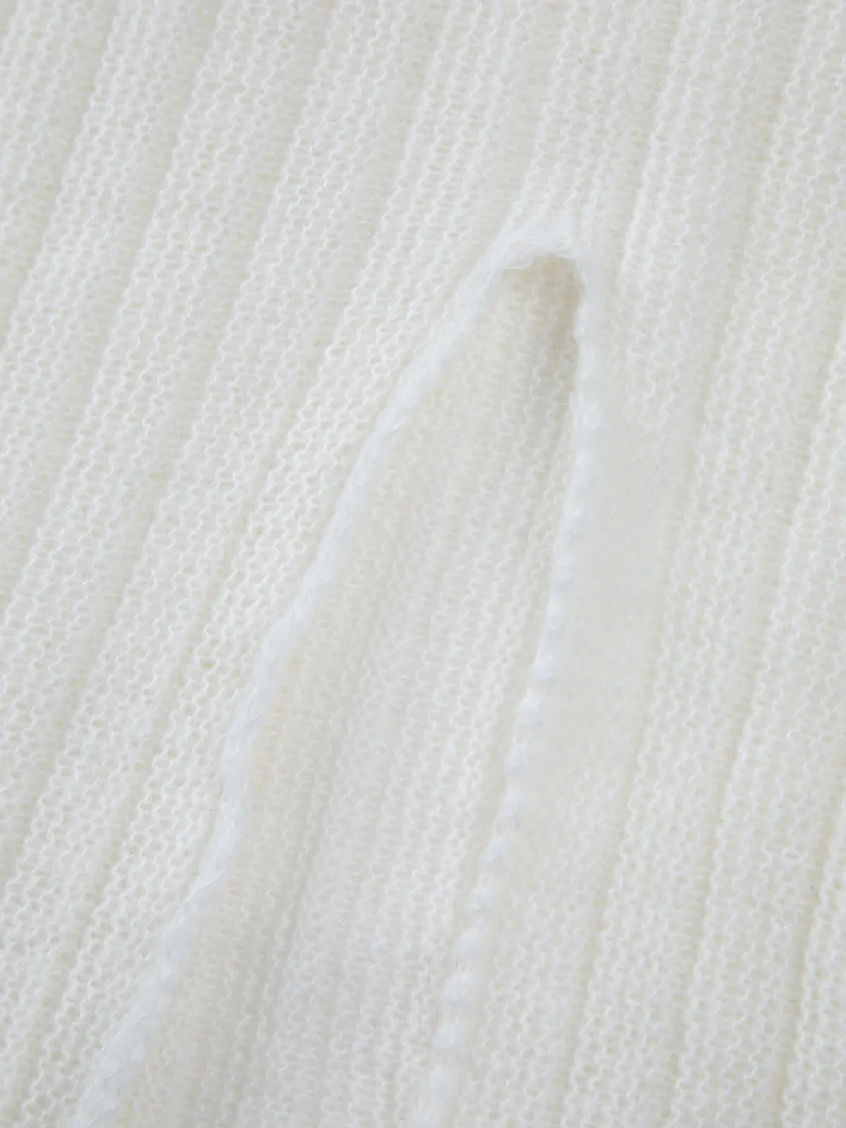 V-Neck Slit Knit Top sold by COMMENSE product image thumbnail 4