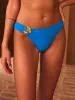 Metal Floral High-Waisted Bikini Bottom sold by COMMENSE
