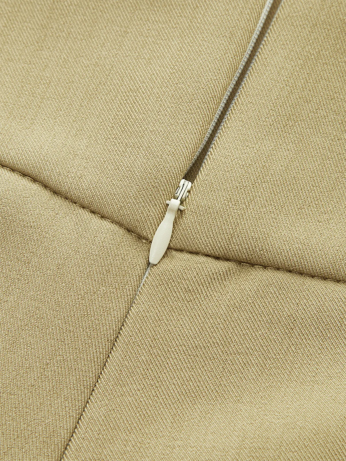 Asymmetric Ruched High-Waisted Pants sold by COMMENSE product image thumbnail 4