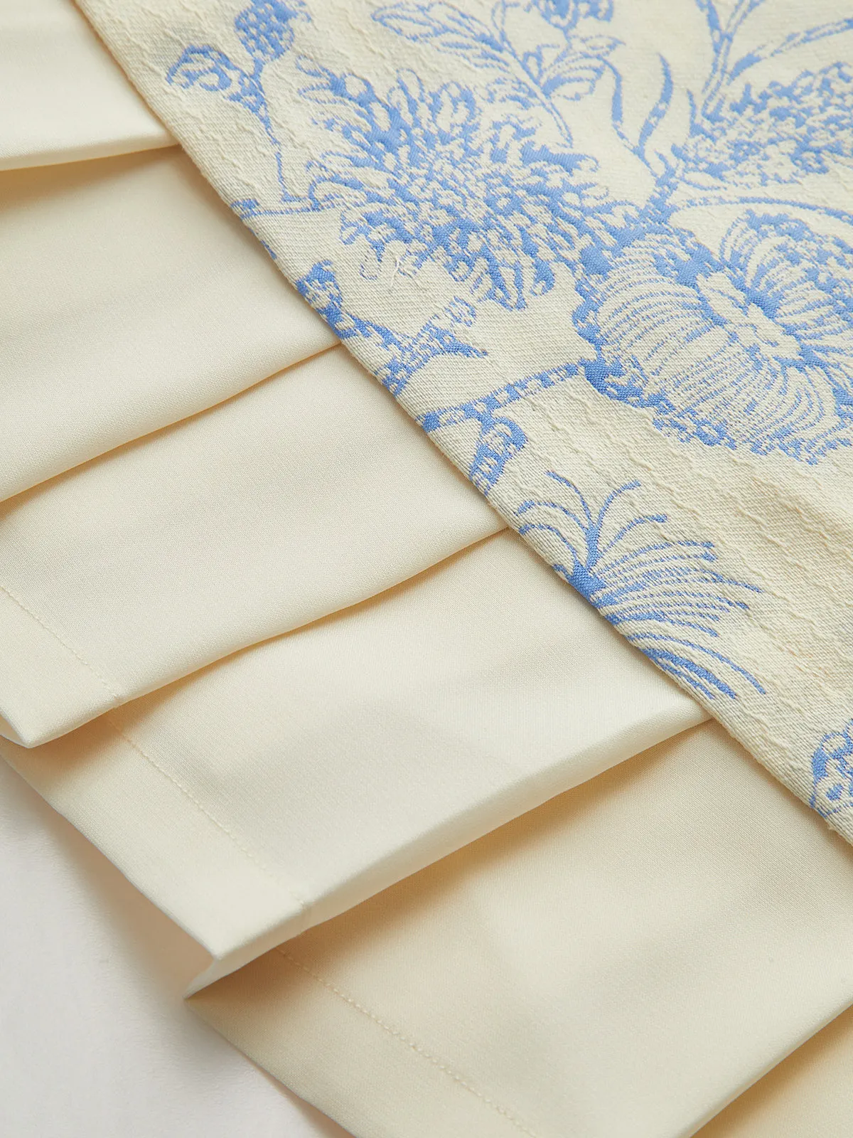 Floral Printed Sleeveless Dress with Pleated Hem sold by COMMENSE product image thumbnail 4