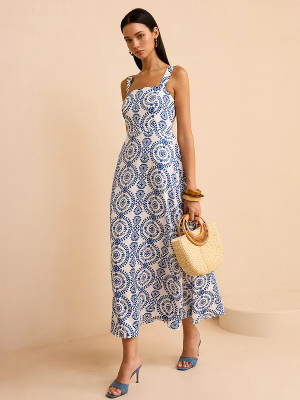 Boho Printed Maxi Dress sold by COMMENSE