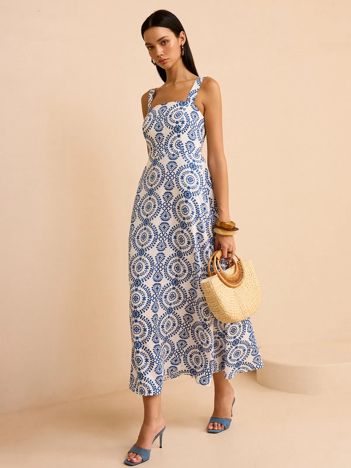Boho Printed Maxi Dress sold by COMMENSE