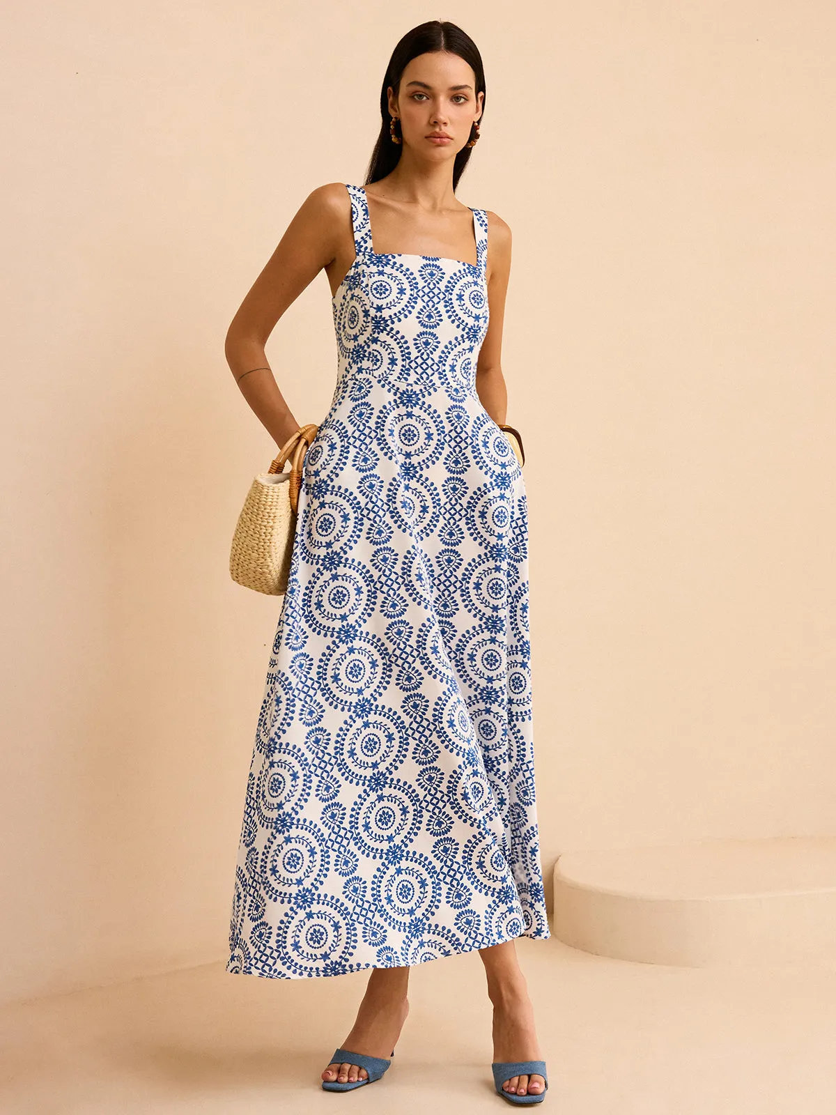 Boho Printed Maxi Dress sold by COMMENSE product image thumbnail 2