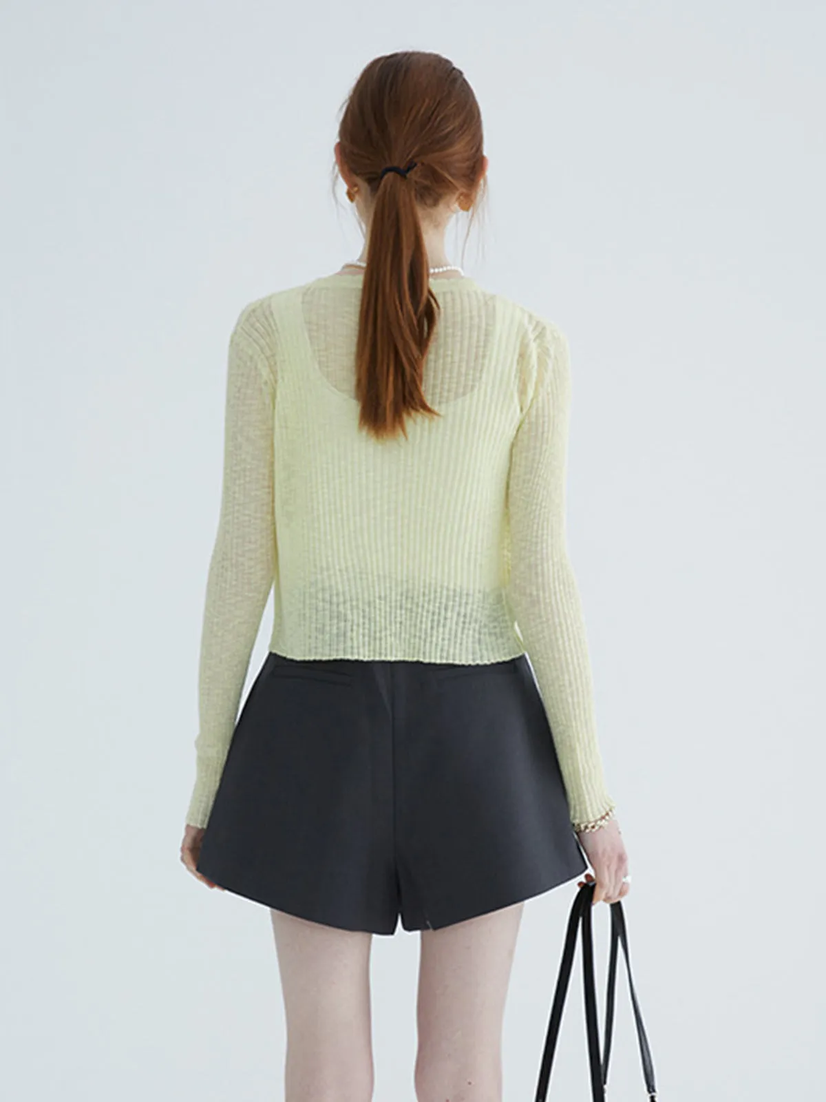 Lightweight Knit Cardigan sold by COMMENSE product image thumbnail 3