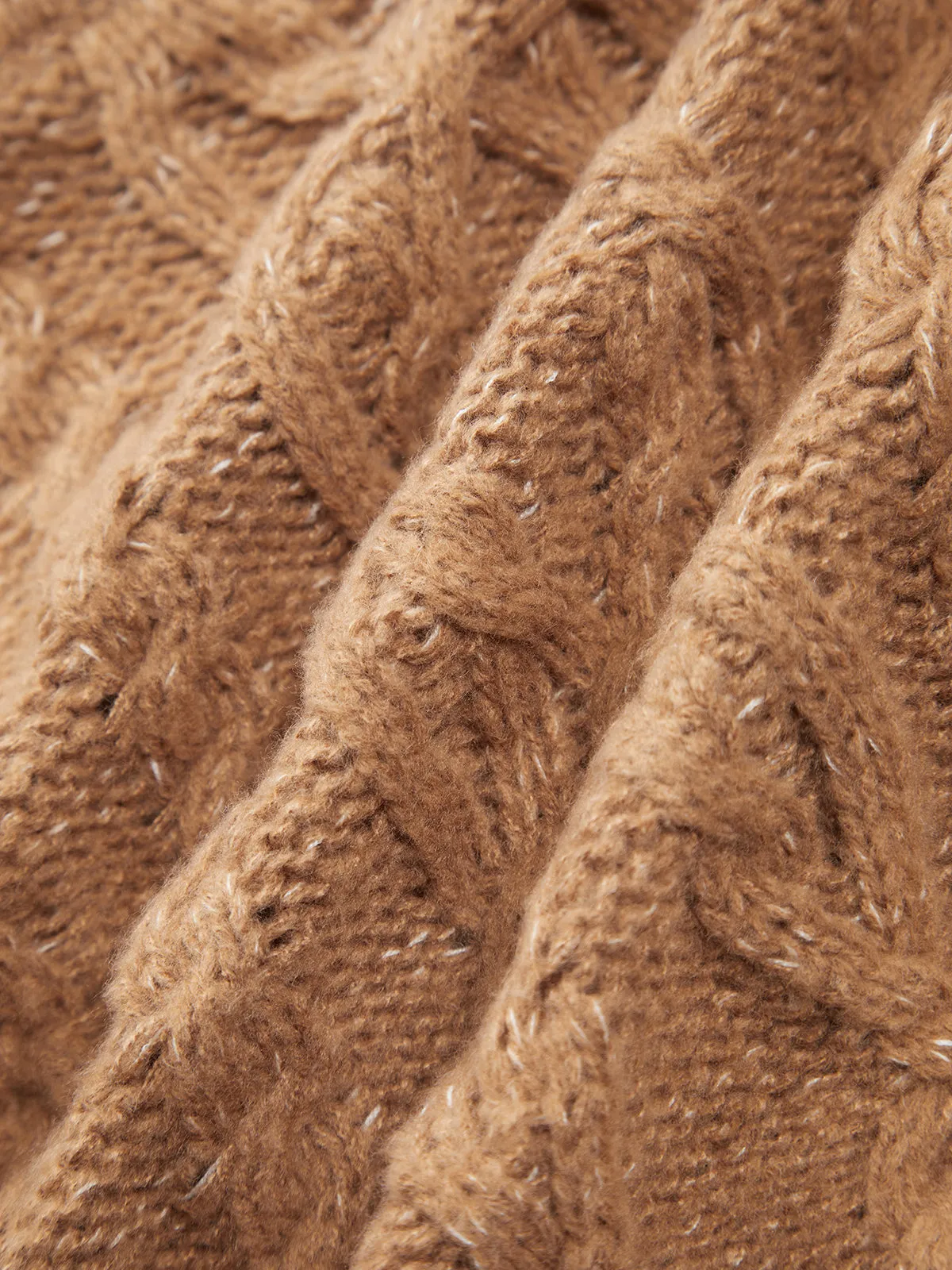 Solid Braided Sweater sold by COMMENSE product image thumbnail 3