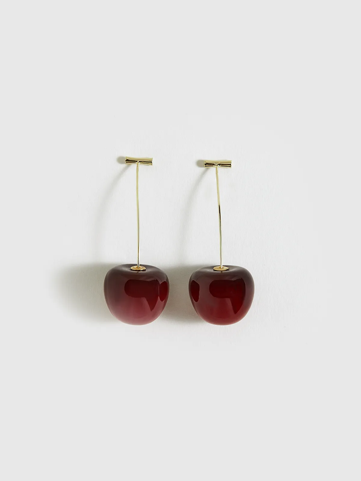 Cherry Shaped Dangle Earrings sold by COMMENSE product image thumbnail 2