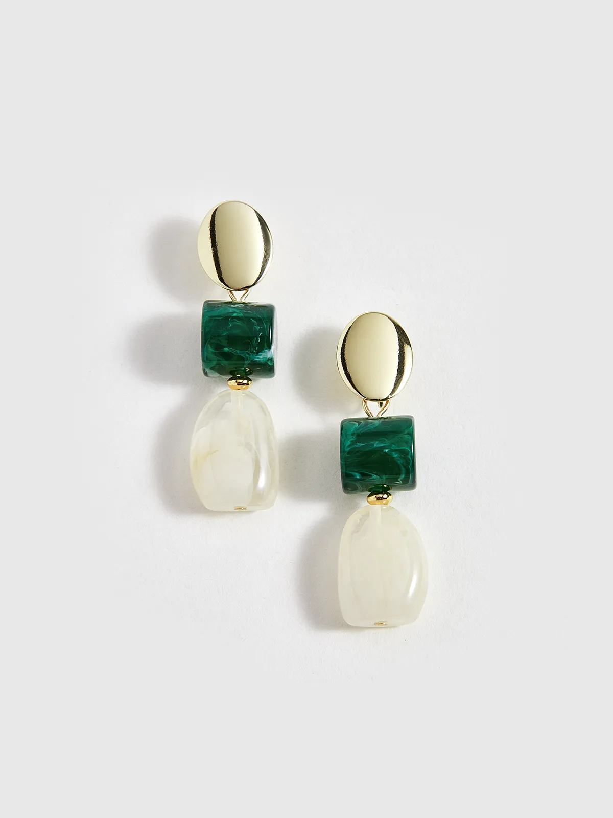 Geometric Drop Earrings sold by COMMENSE product image thumbnail 3
