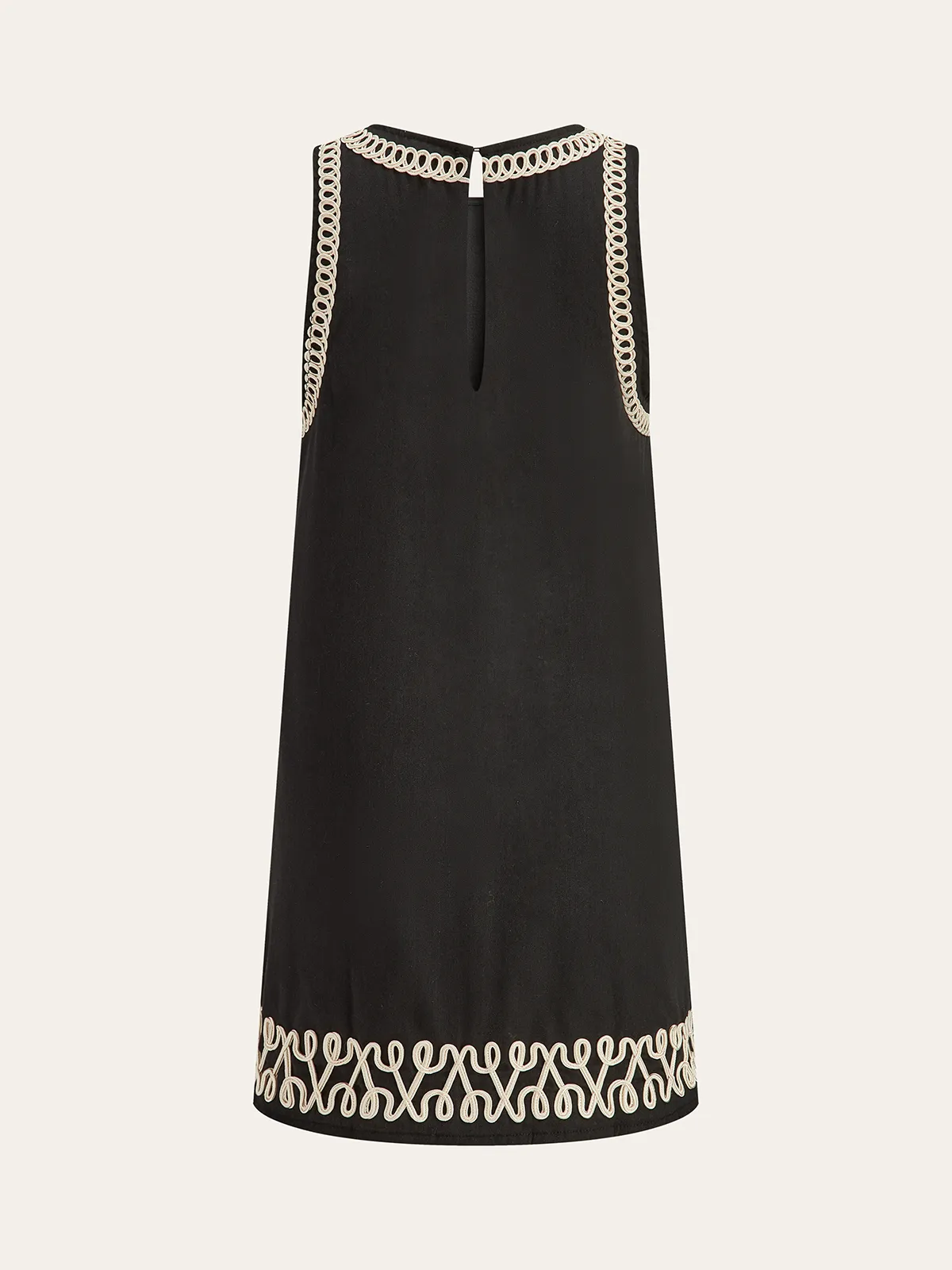 Sleeveless Embroidery Mini Dress sold by COMMENSE product image thumbnail 3