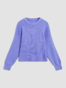 Lilac Bubble Sweater sold by COMMENSE