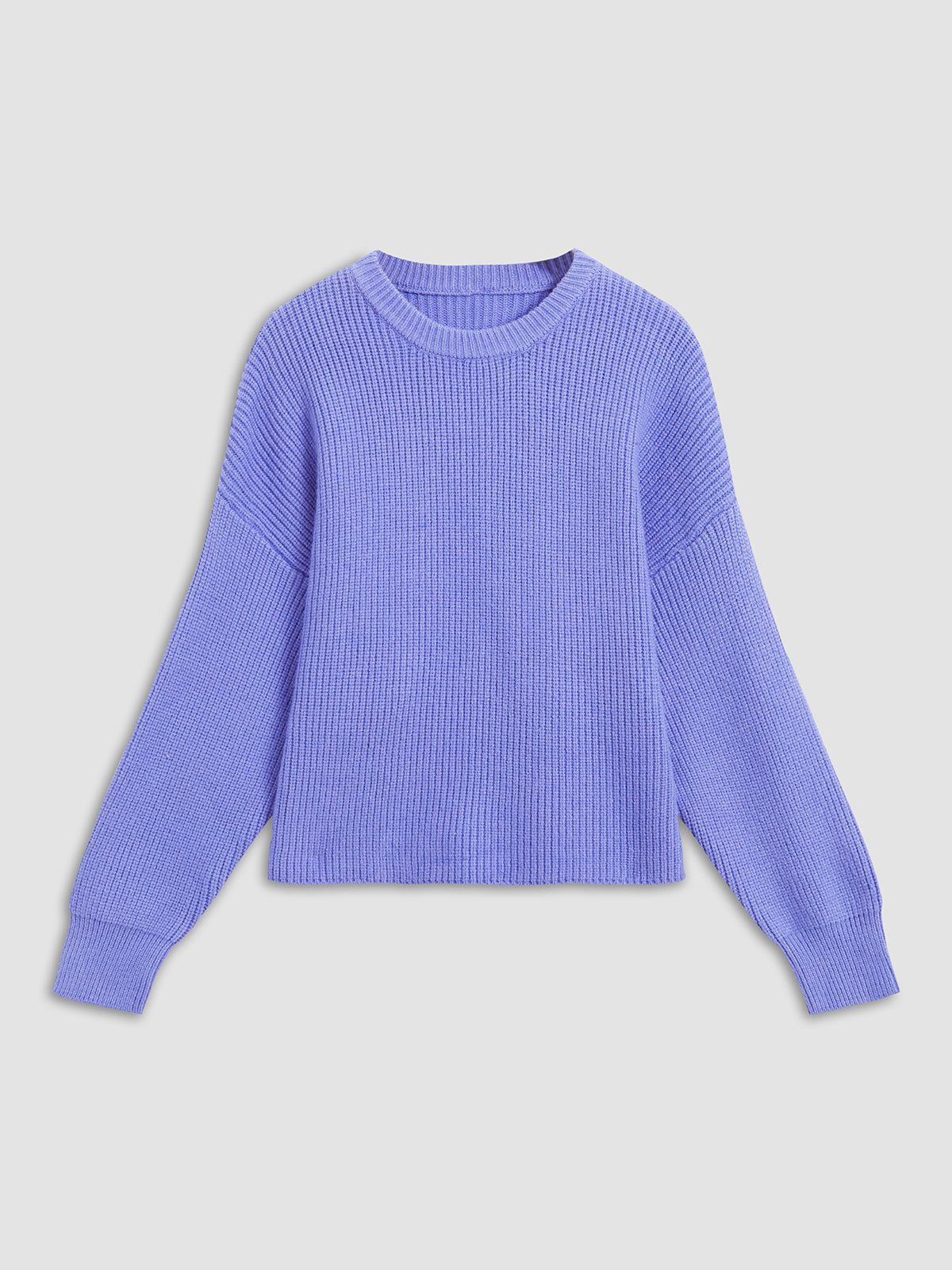 Lilac Bubble Sweater sold by COMMENSE