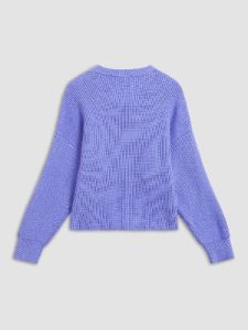 Lilac Bubble Sweater sold by COMMENSE