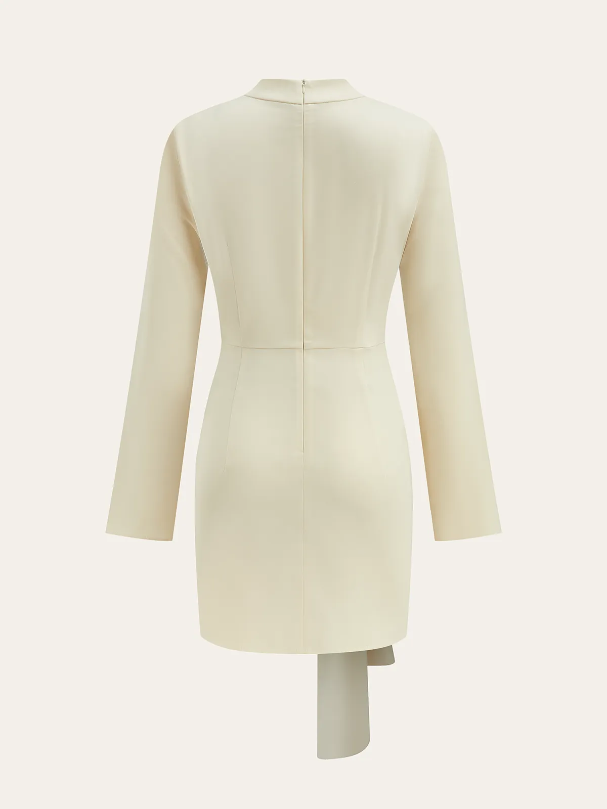 Cowl Neck Tie-Waist Dress sold by COMMENSE product image thumbnail 3